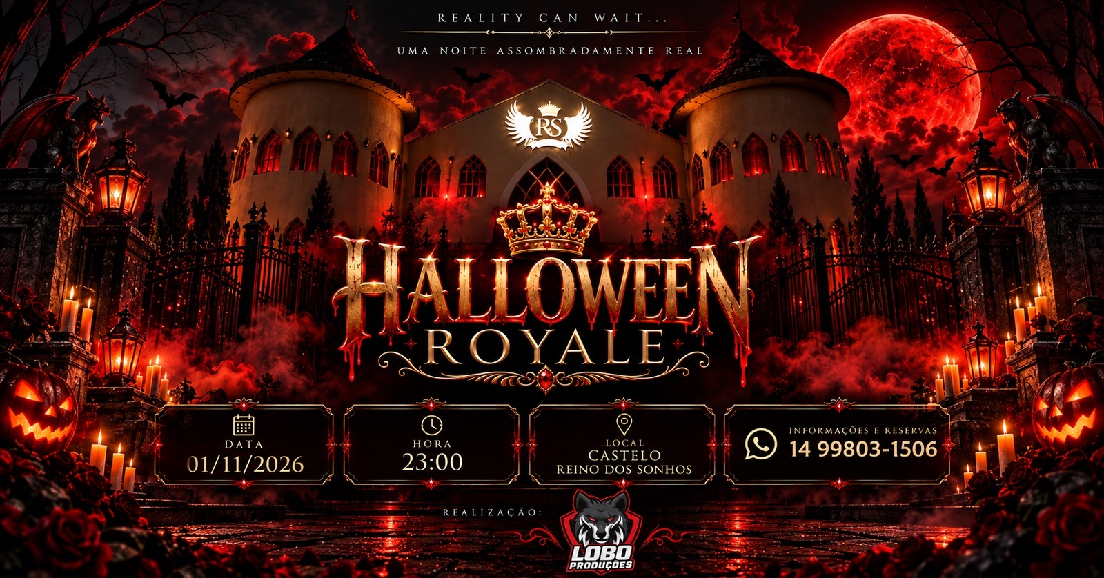 HALLOWEEN ROYALE - Lins, SP