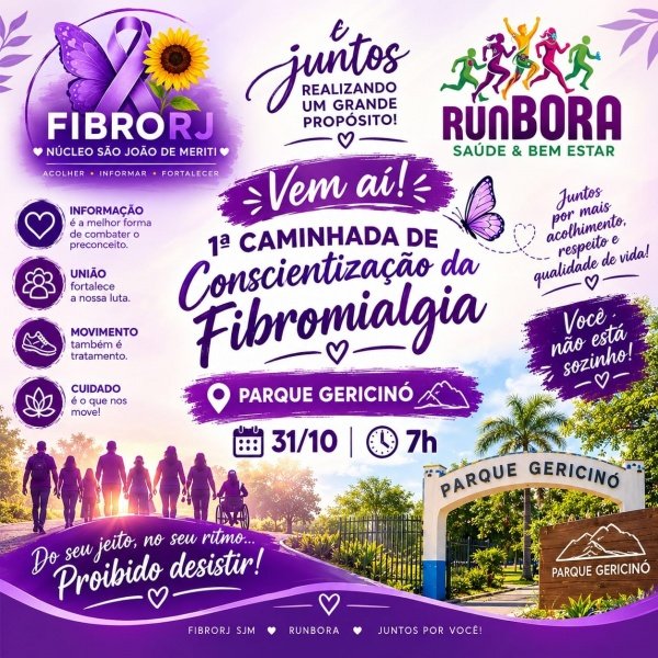 Imagem do evento 1° Caminhada de Conscientização da Fibromialgia
