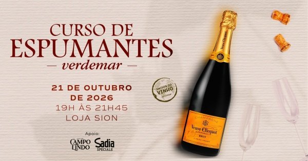Imagem do evento Curso de Vinhos - Espumantes (Sion)