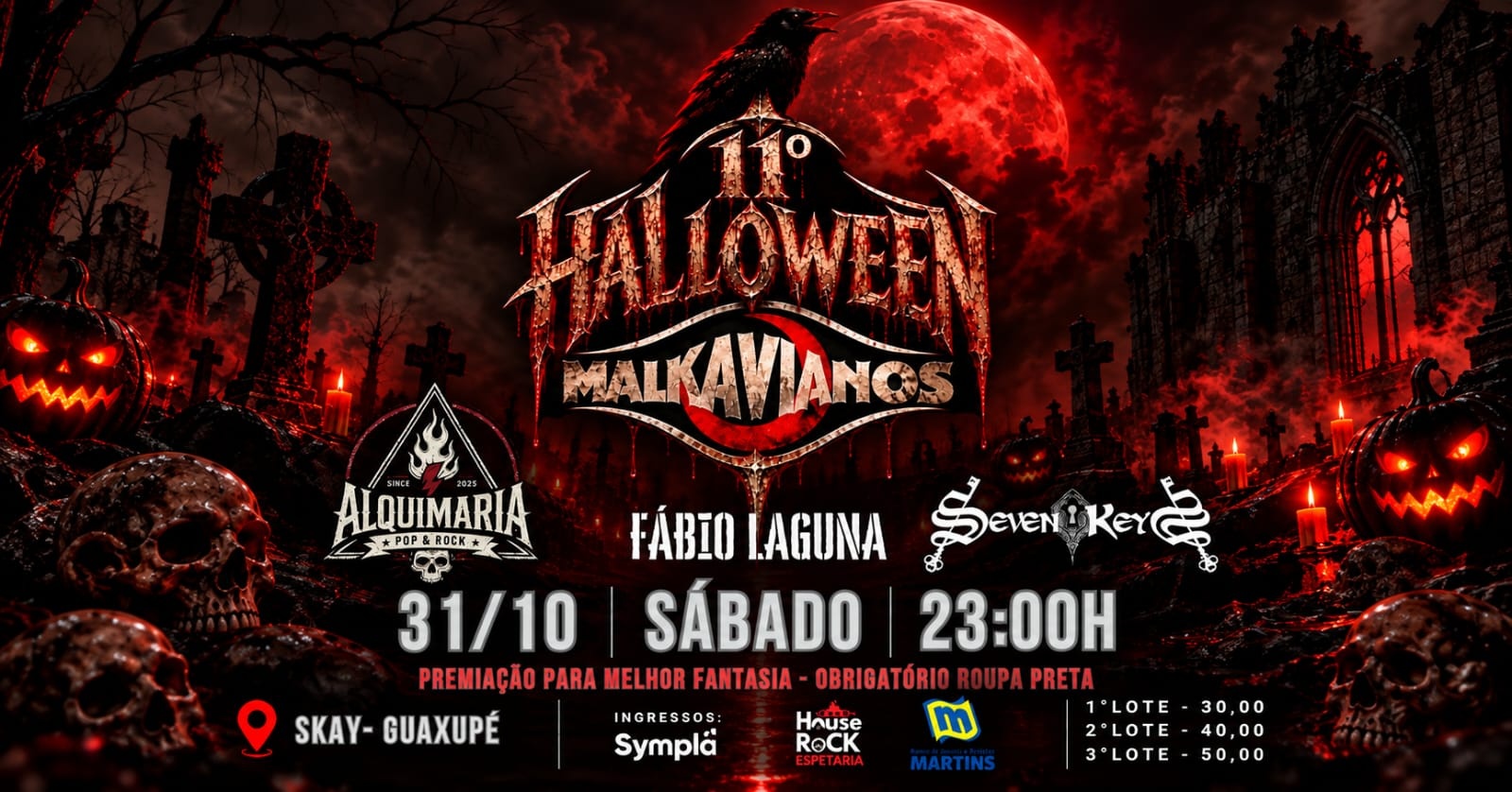 11° HALLOWEEN MALKAVIANOS 2026 - Guaxupé, MG