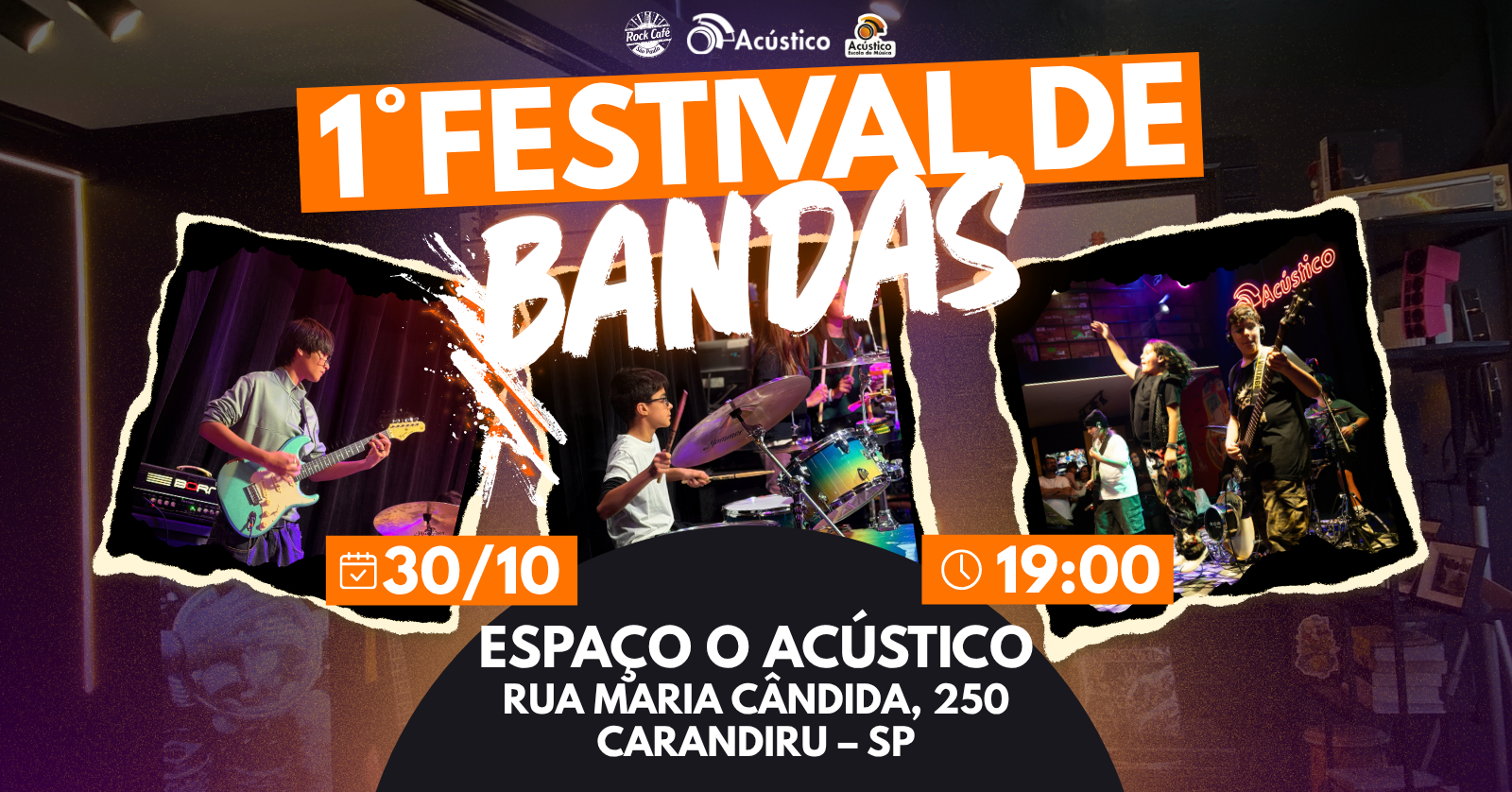 Imagem da fonte — 1º FESTIVAL DE BANDAS | Tematica halloween | 30/10 | 19:00