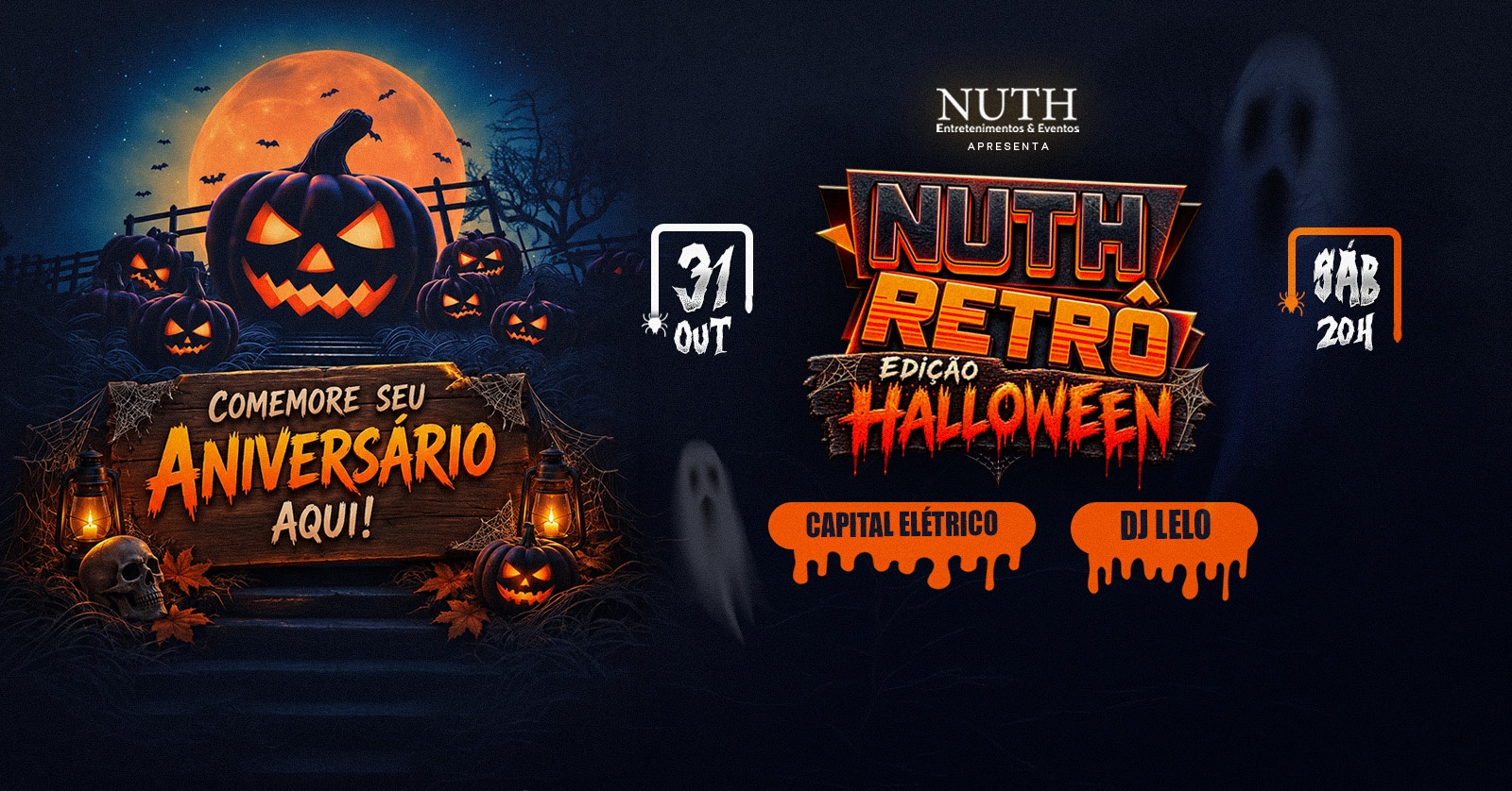 Nuth Retrô- Edição Halloween - Rio de Janeiro, RJ