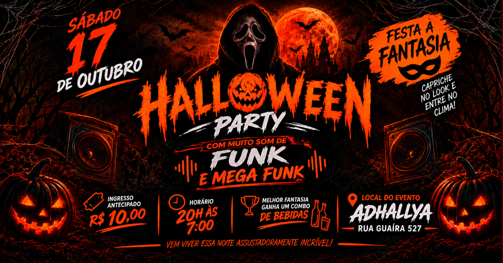 Adhallya Halloween Party - Joinville, SC