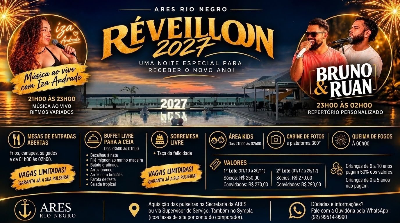 Imagem da fonte — Réveillon 2027 - ARES Rio Negro