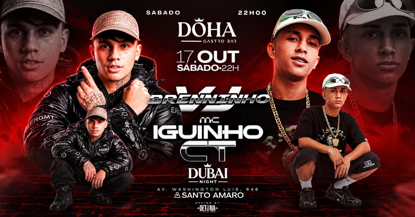 Dubai Night | 17/10 Breninho VJ + Iguinho CT - São Paulo, SP