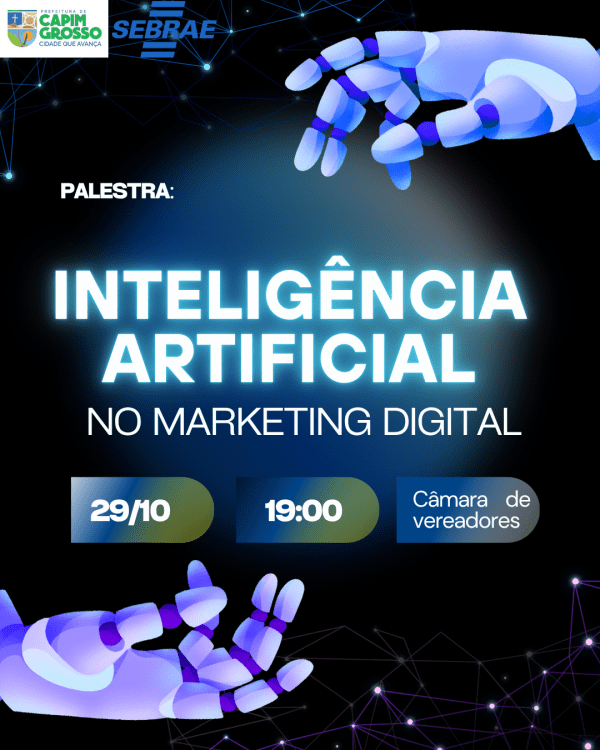 Imagem do evento Palestra: Inteligência Artificial no Marketing Digital