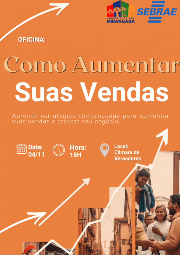 Imagem do evento Oficina: Como Aumentar Suas Vendas
