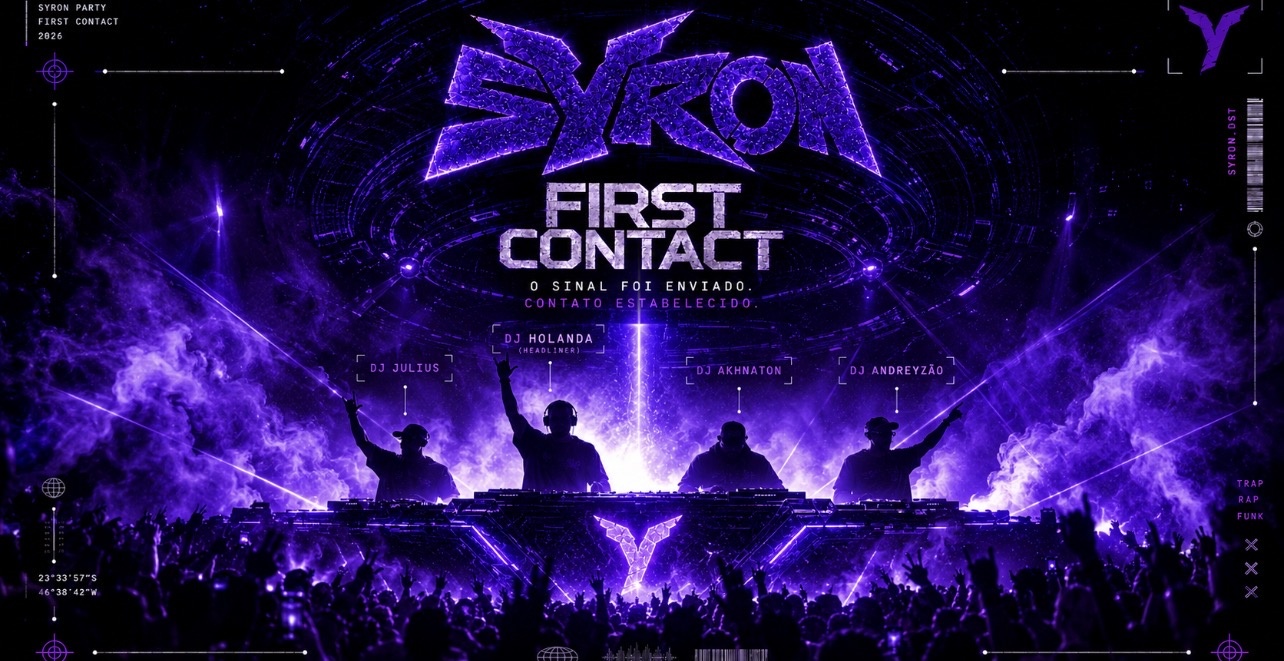 Imagem da fonte — SYRON//FIRST CONTACT