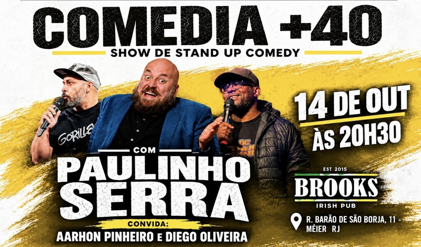 Imagem publicada pela fonte para Paulinho Serra 40+