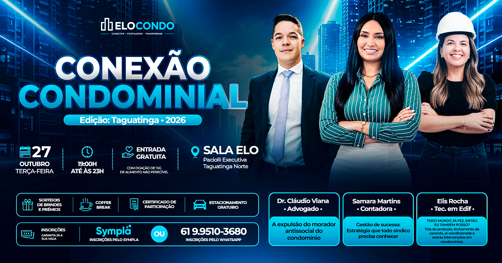 Imagem da fonte — CONEXÃO CONDOMINIAL - EDIÇÃO TAGUATINGA 2026