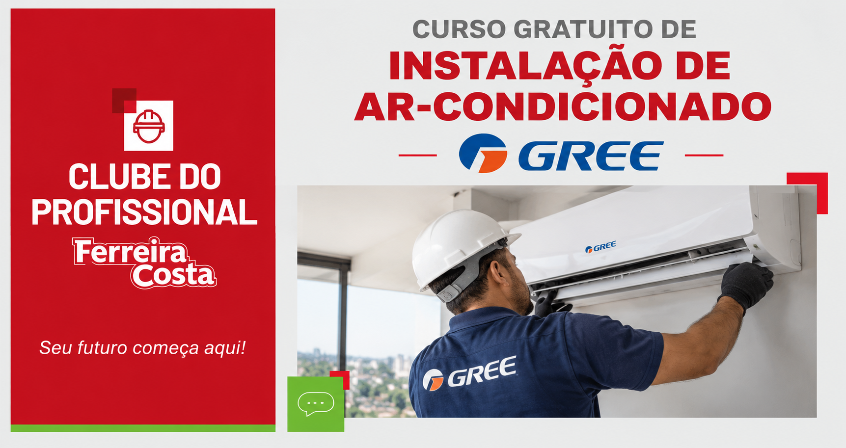 Source image — Instalação de Ar-Condicionado - GREE