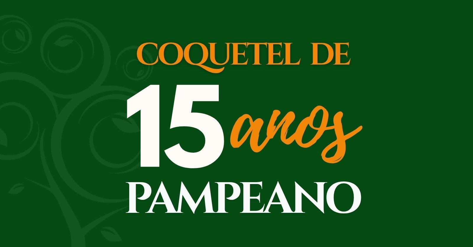 Imagen de la fuente — COQUETEL 15 ANOS PAMPEANO