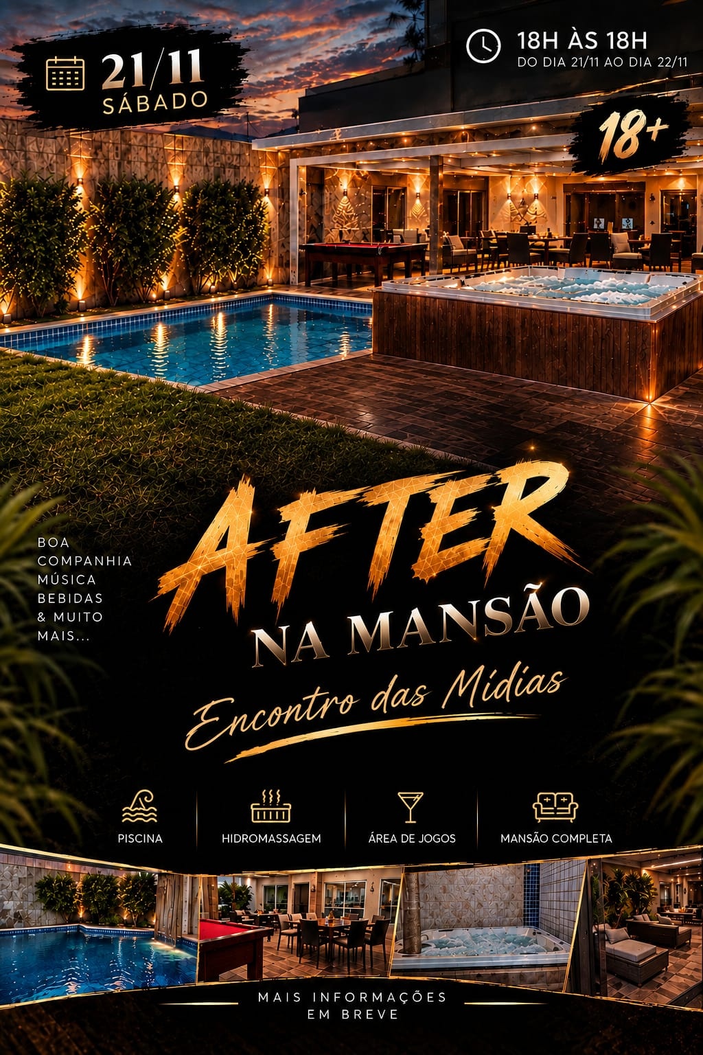 After na Mansão o encontro das midias - Ananindeua, PA
