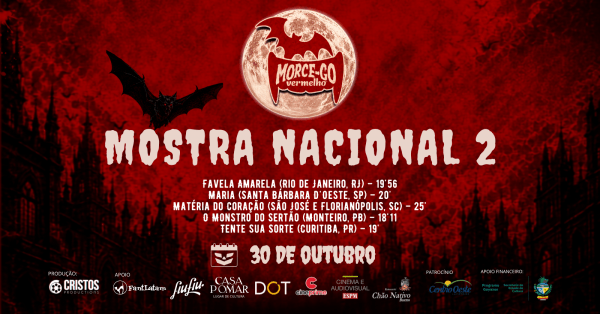 Imagem do evento Mostra Nacional (Sessão 2) - MorceGO Vermelho