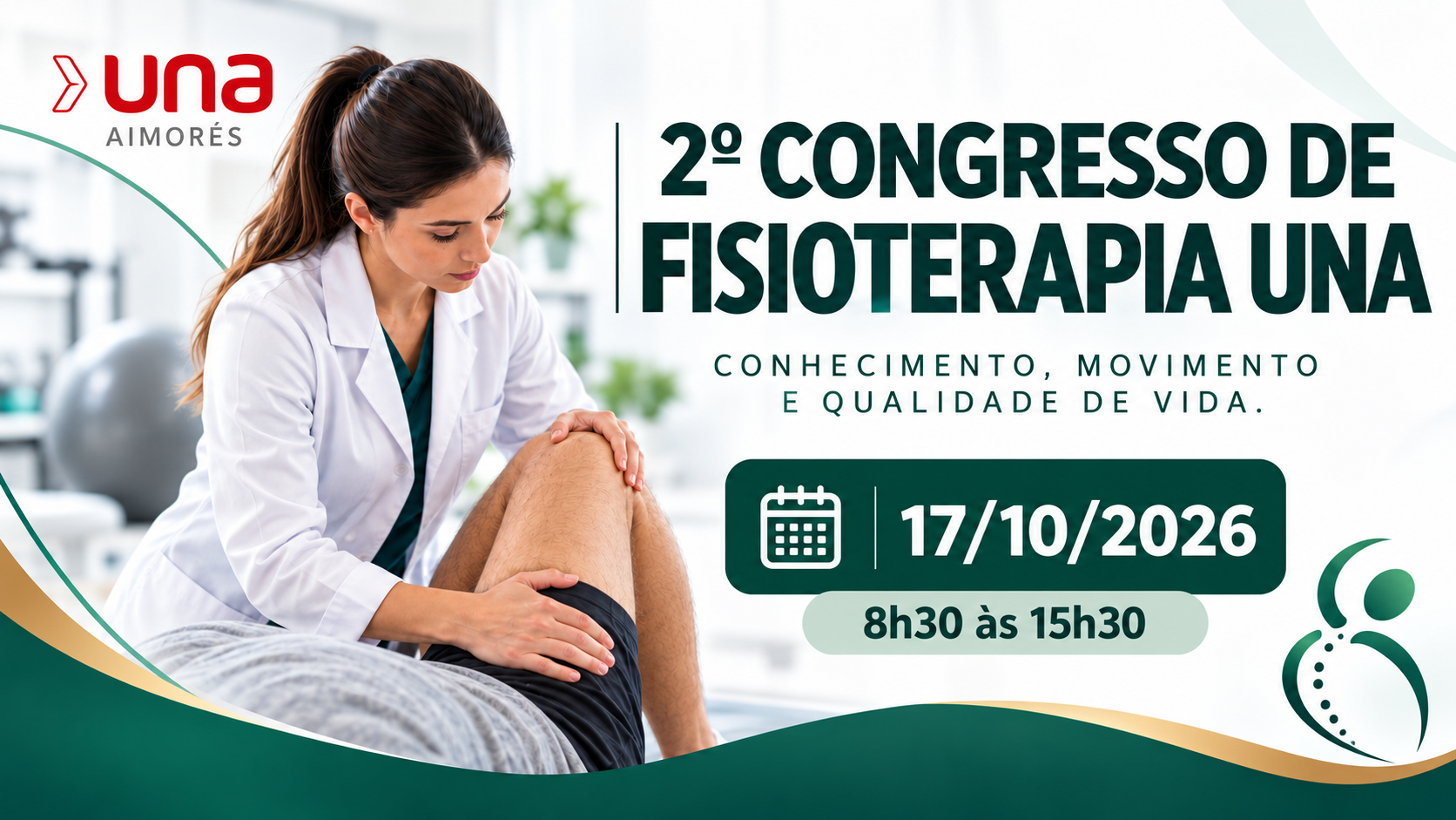 Imagem da fonte — 2º Congresso de Fisioterapia UNA Aimorés
