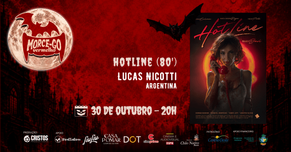Imagem do evento Longa: Hotline (80'), Lucas Nicotti - MorceGO Vermelho