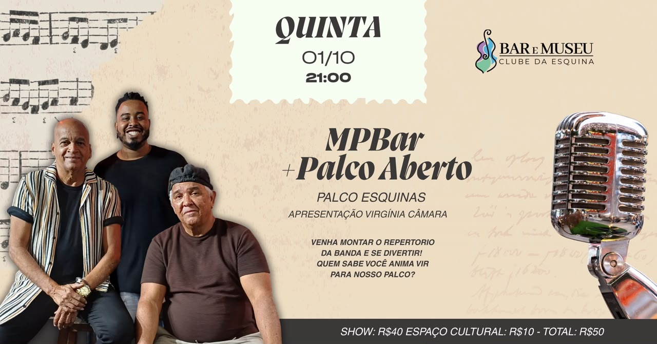 New Home - Push 14 MPBAR - PALCO ABERTO - CLUBE DA ESQUINA