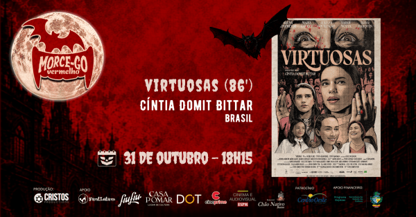 Imagem do evento Longa: Virtuosas (86'), Cíntia Domit Bittar - MorceGO Vermelho