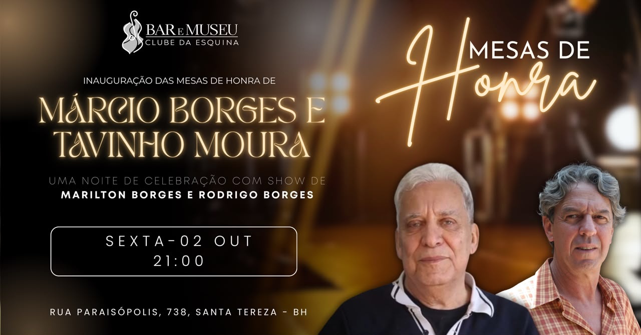 SHOW MARILTON BORGES E RODRIGO BORGES  - Inauguração Mesas de Honra
