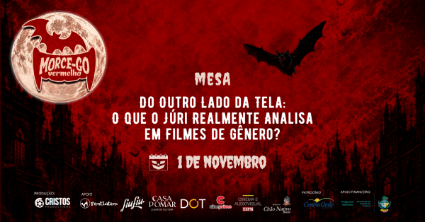 Imagem do evento Mesa: Do Outro Lado da Tela: O Que o Júri Realmente Analisa em Filmes de Gênero? - MorceGO Vermelho