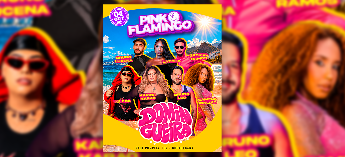 Source image — Pink Flamingo |Domingueira | 04 de Outubro 21h