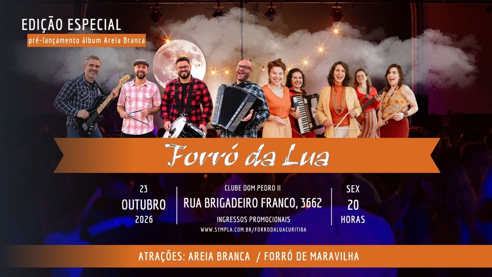 Forró da Lua - 2026 - Lua Cheia de Outubro