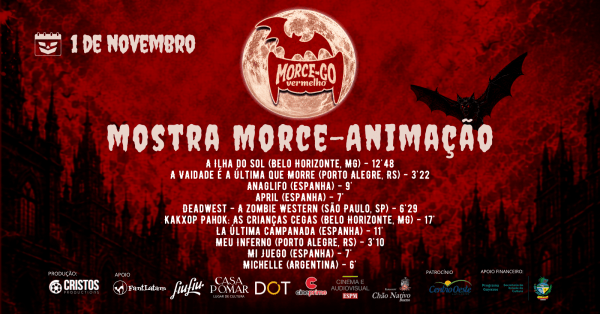 Imagem do evento Mostra Morce-Animação - MorceGO Vermelho