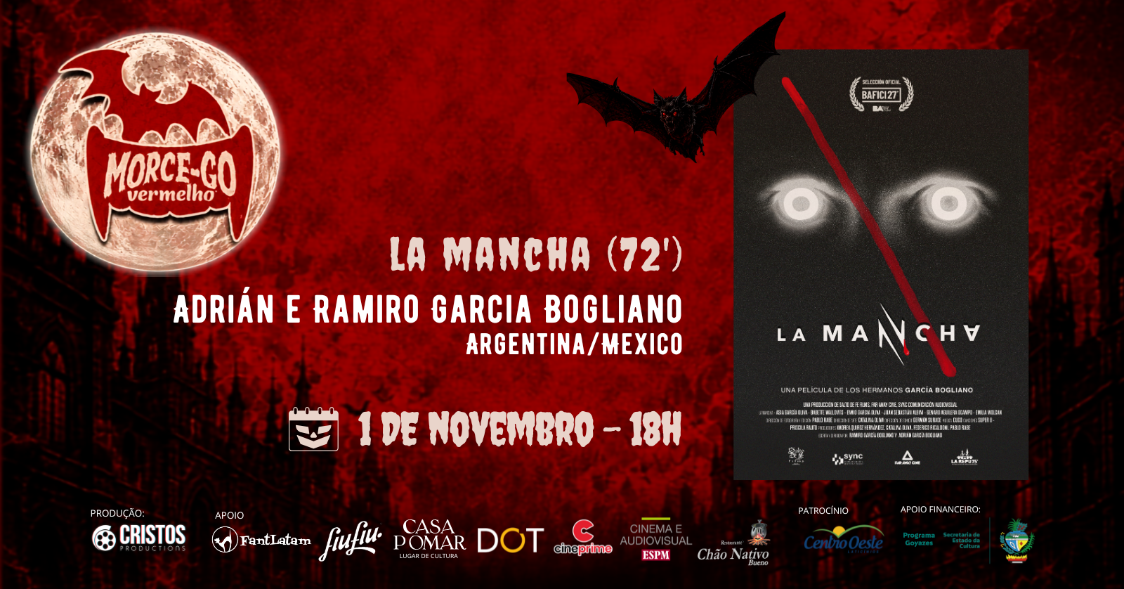 Source image — Longa: La Mancha (72'), Adrián y Ramiro Garcia Bogliano - MorceGO Vermelho