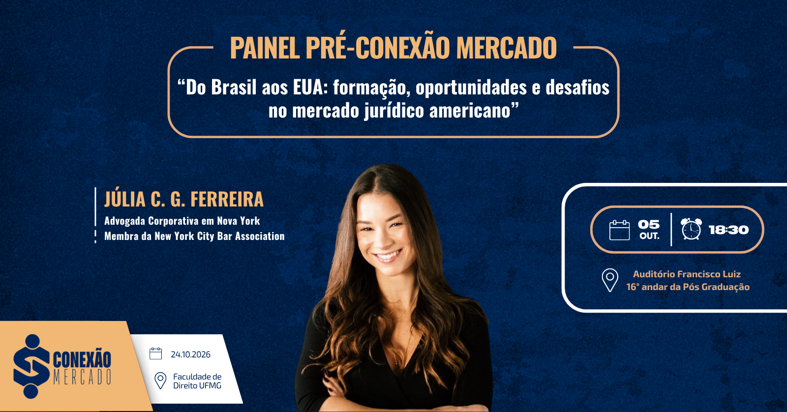 Source image — PAINEL COM JÚLIA FERREIRA | PRÉ-CONEXÃO MERCADO