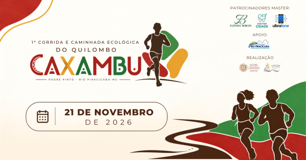 Imagem do evento 1ª Corrida e caminhada ecológica do quilombo Caxambu