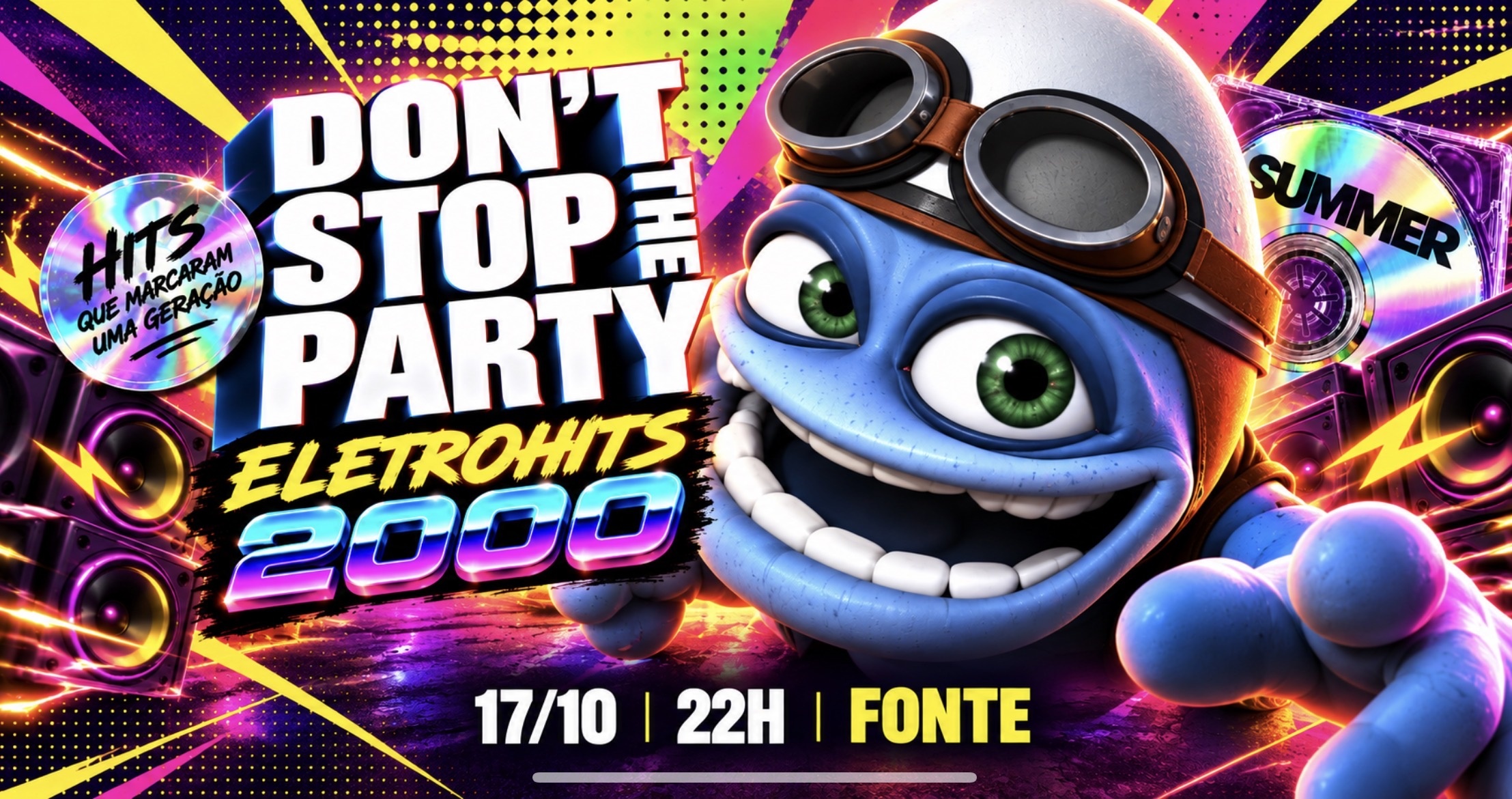 Imagem da fonte — Dont Stop the Party | ELETRO HITS 2000 | A trilha sonora de uma geração está de volta! Fonte.