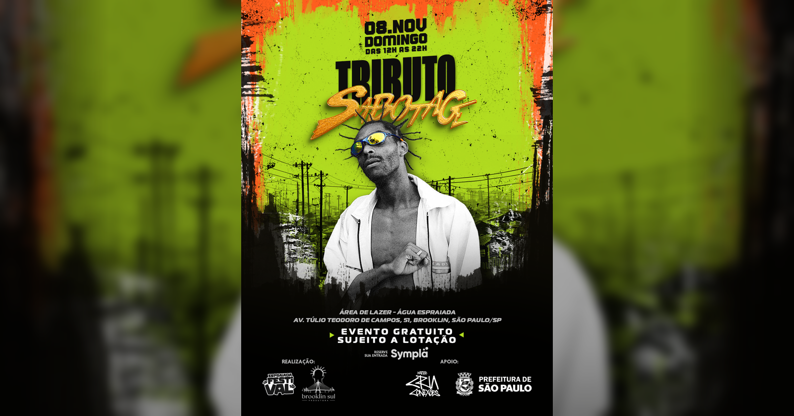 Imagem da fonte — Espraiada Festival #5 - Tributo ao Sabotage