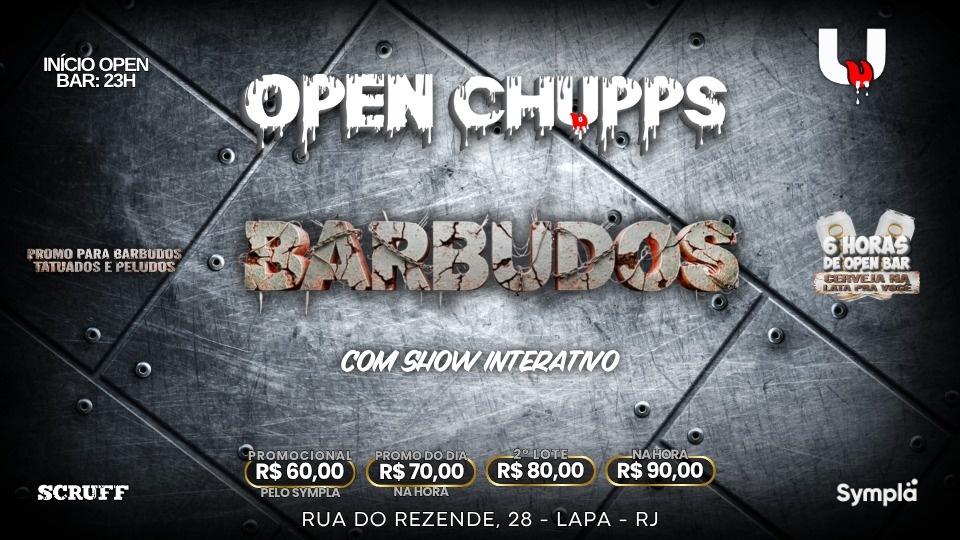 OPEN CHUPPS BARBUDOS