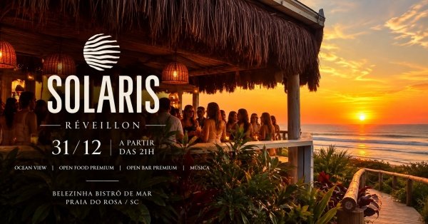 Imagem do evento SOLARIS - Reveillon 2027 - Praia do Rosa