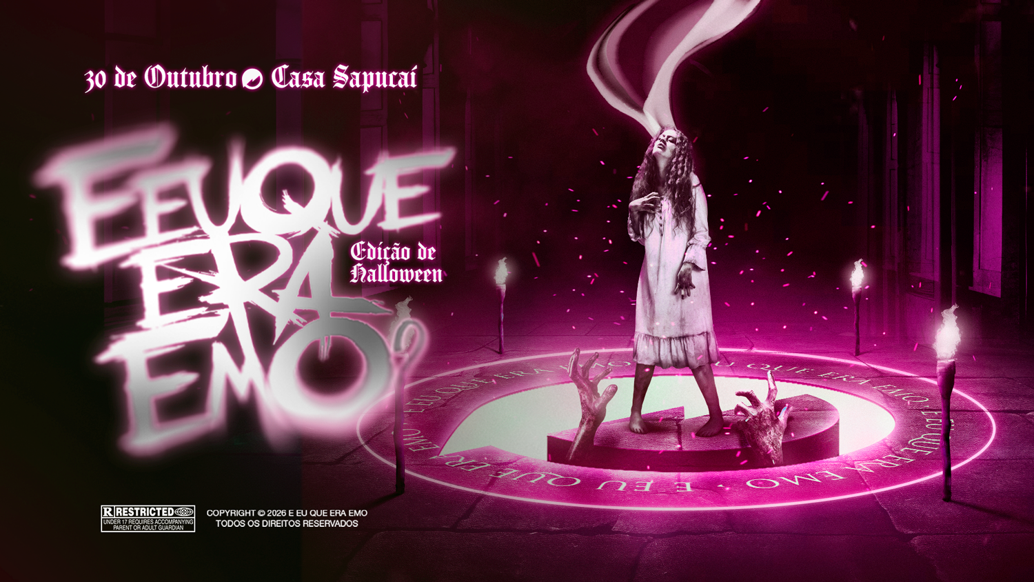 Imagem da fonte — E eu que era Emo? HallowEmo - Belo Horizonte | Casa Sapucaí