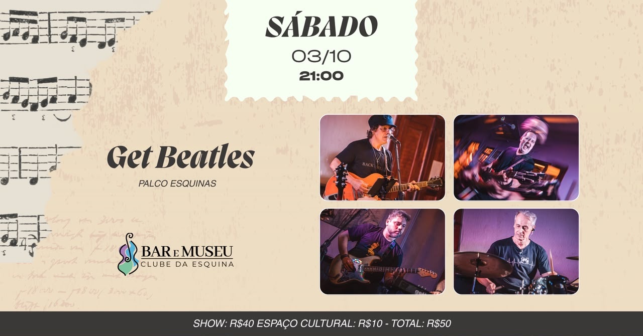 New Home - Push 15 SHOW DA BANDA GET BEATLES - No Clube da Esquina