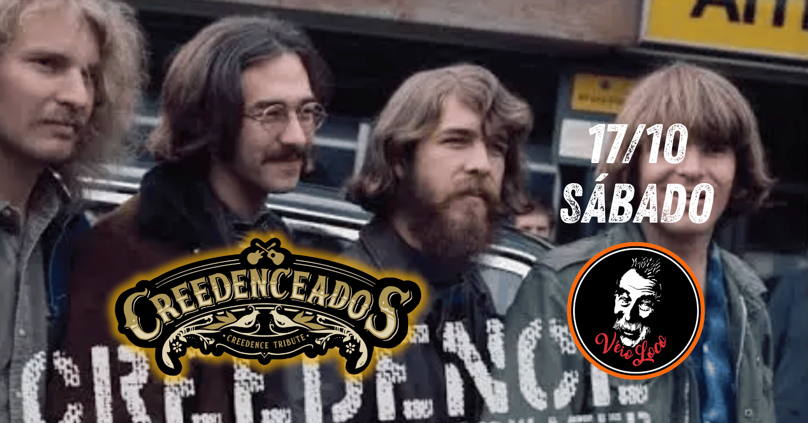 CREEDENCEADOS - Melhor tributo Creedence do Brasil. - Caxias do Sul, RS