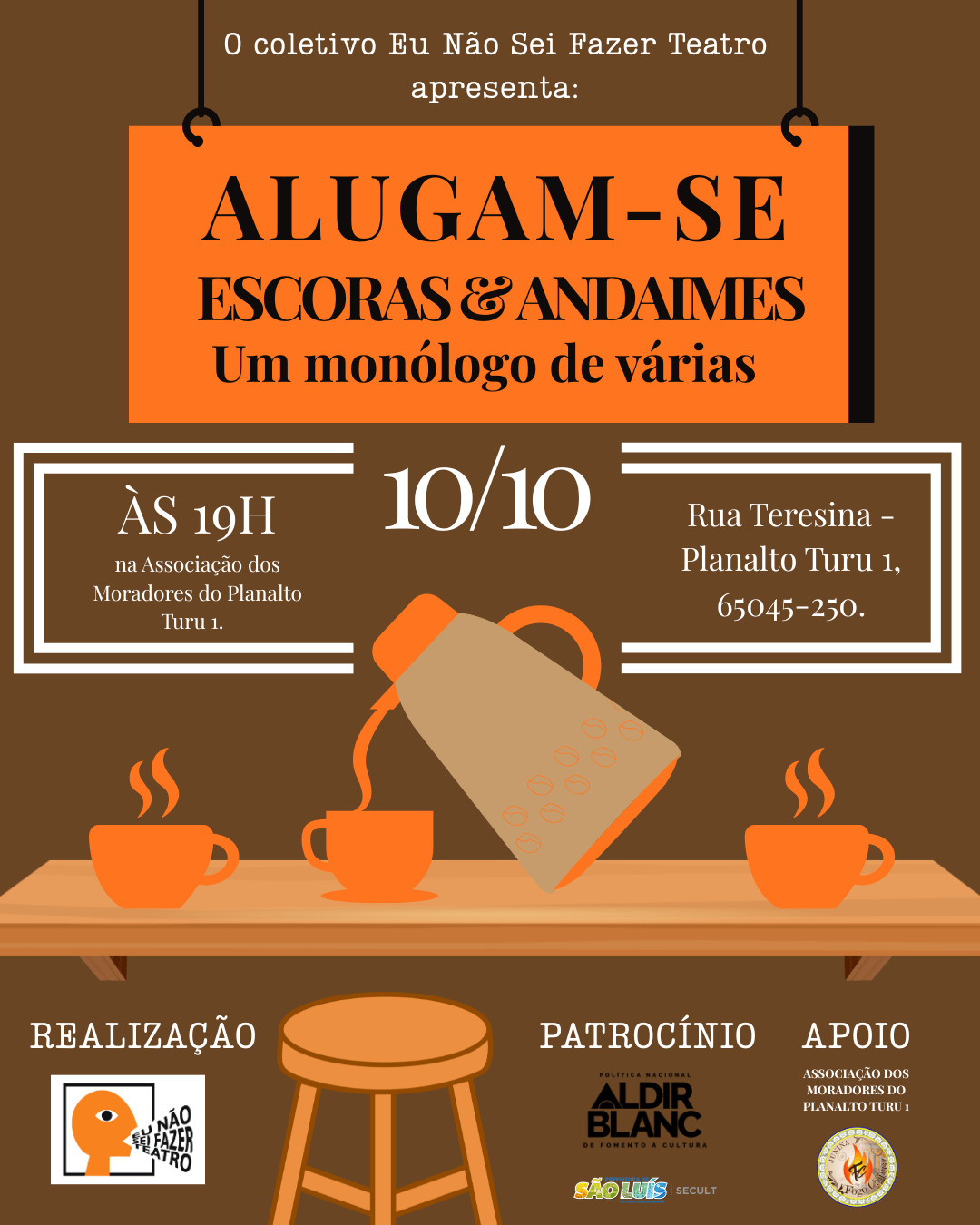 Imagem publicada pela fonte para Alugam-SE Escoras e Andaimes: um monólogo de várias