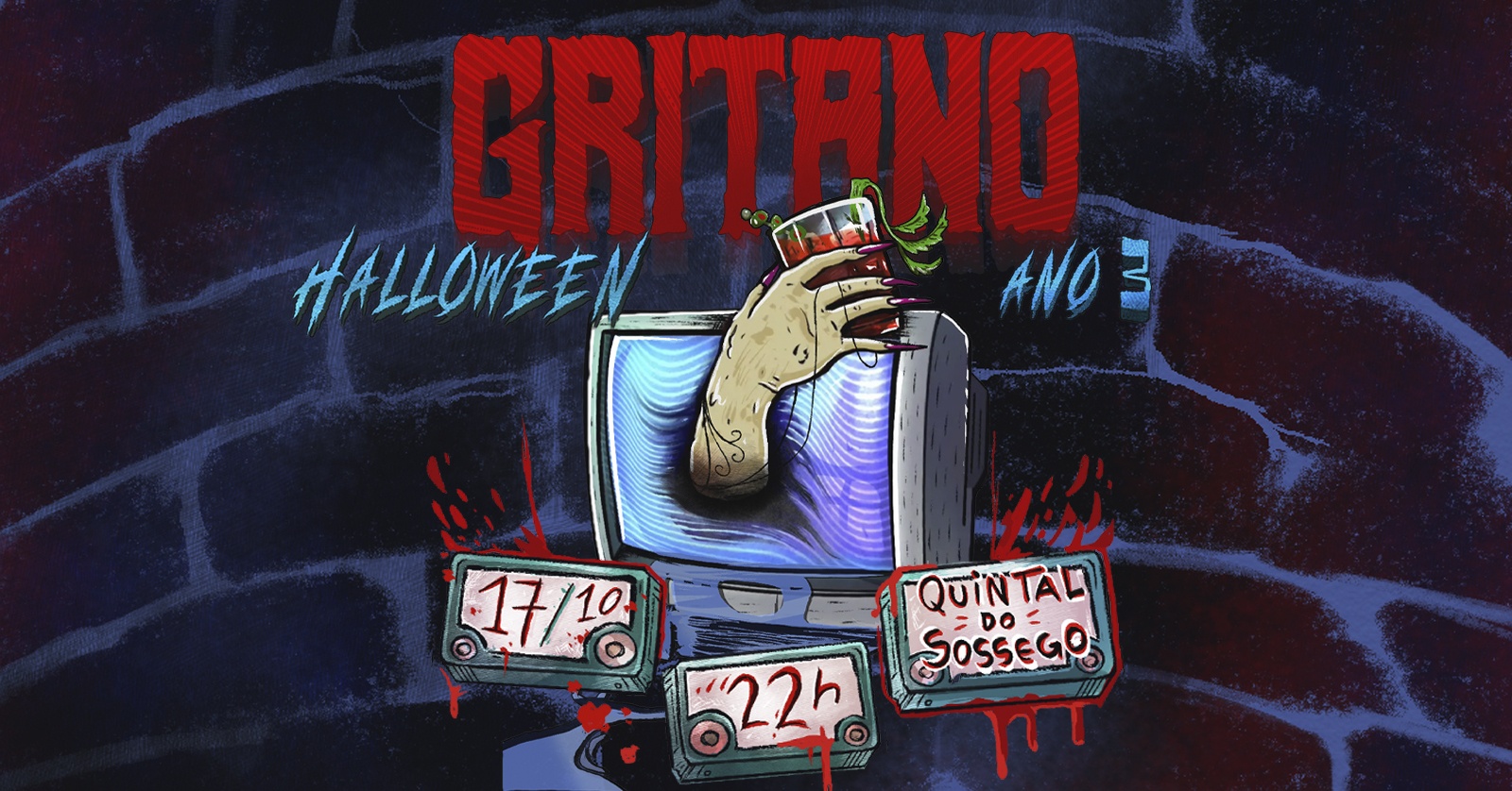 Imagem da fonte — GRITANO HALLOWEEN ANO 3
