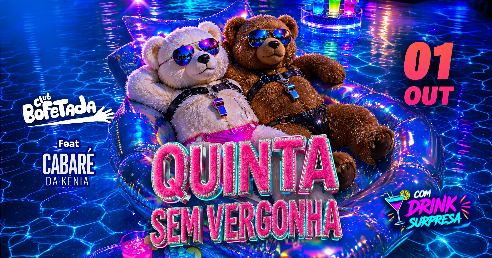 BOFETADA - QUINTA SEM VERGONHA feat CABARÉ DA KENIA - OPEN BAR 01/10/2026