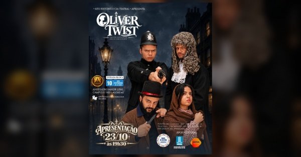 Imagem do evento OLIVER TWIST - livre adaptação da obra de Charles Dickens