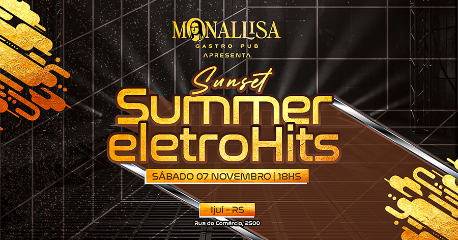 Sunset Summer eletroHits 1º edição