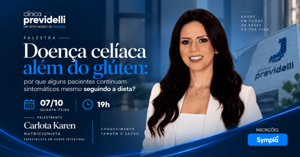 Imagem do evento Doença celíaca além do glúten:
