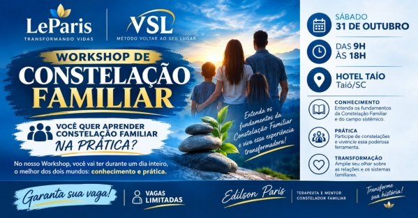 Imagem do evento WORKSHOP DE CONSTELAÇÃO FAMILIAR