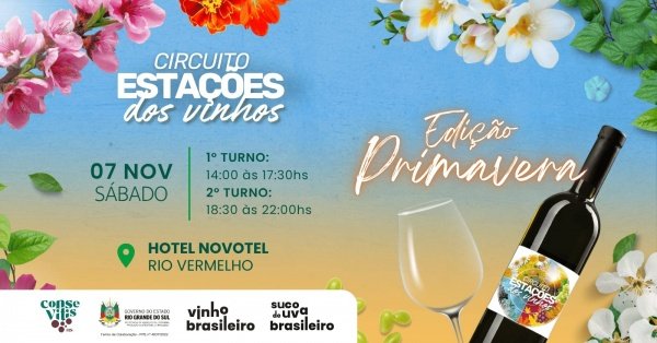 Imagem do evento Circuito Estações dos Vinhos - Edição Primavera