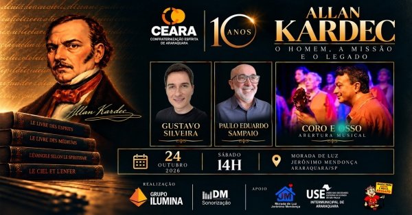 Imagem do evento CEARA 2026 - Kardec: O Homem, a Missão e o Legado