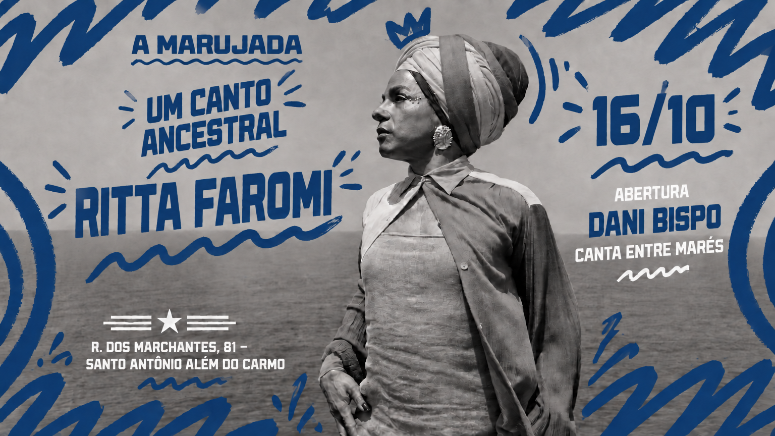 Imagen de la fuente — RITA FAROMI apresenta "Um canto ancestral sobre as águas"
