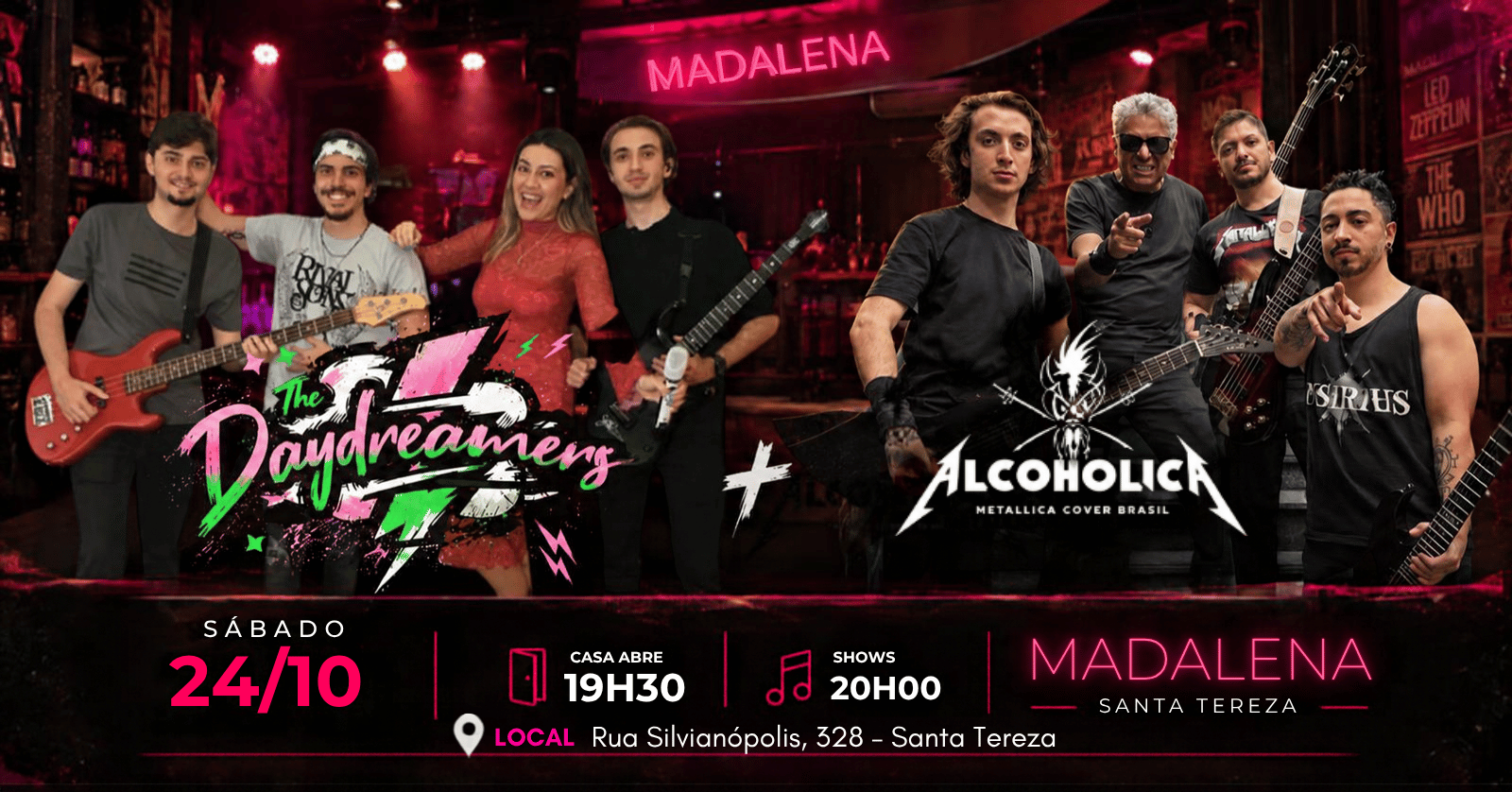 Imagem da fonte — THE DAYDREAMERS & ALCOHOLICA