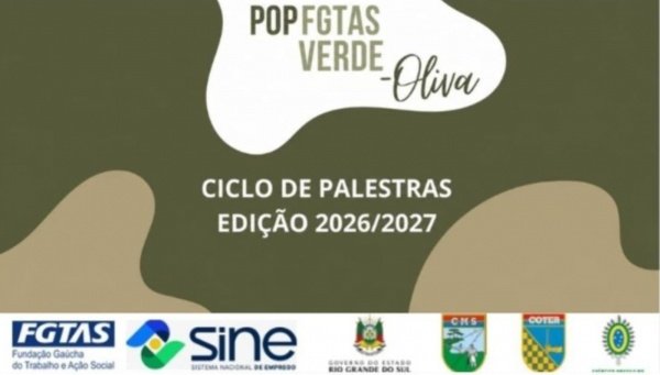 Imagem do evento PALESTRA POP FGTAS FGTAS VERDE-OLIVA