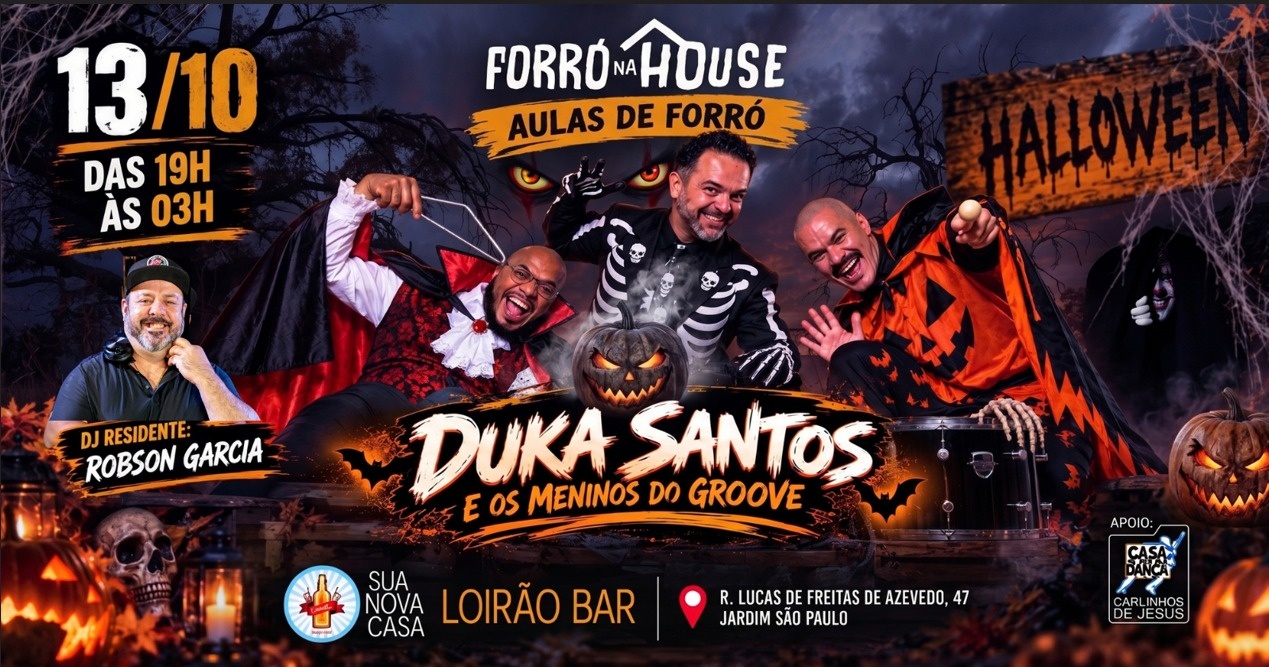 Imagem da fonte — Forró Na House - Hallowen Na House